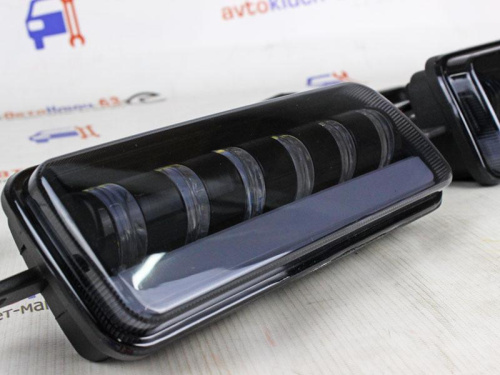 Светодиодные подфарники с ДХО, бегающим поворотником, линзами для 2121, URBAN, BRONTO