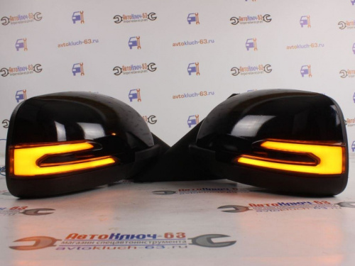 Боковые зеркала для а/м 2110-2112, 2170, 21704 с бегающим повторителем AMG плазма механические в интернет-магазине avtofirma63.ru 