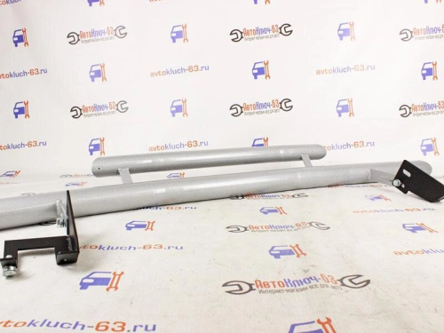 Защита переднего бампера двойная на Шевроле Нива с 2009 г.в. в интернет-магазине avtofirma63.ru 