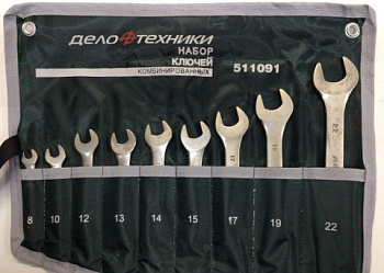 Набор ключей комбинированных 9 шт Дело Техники в интернет-магазине avtofirma63.ru 