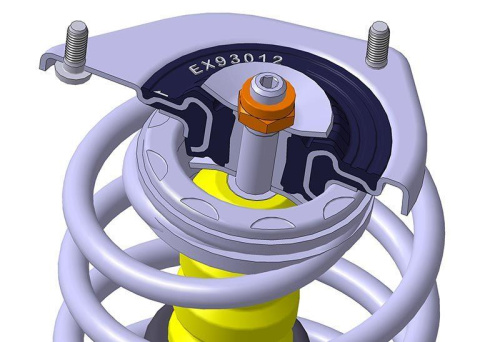 Опоры стойки передние Лада Калина, Калина 2 Evolex со смещением 6 мм без ЭУР в интернет-магазине avtofirma63.ru 