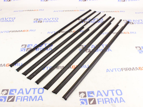 Уплотнители стекол дверей (бархотки) нижние для а/м 2107 Уплотнители стекол дверей (бархотки) нижние для а/м 2107