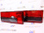 Задние фонари диодные для а/м 2108-2114 красные тонированные с бегающим поворотником