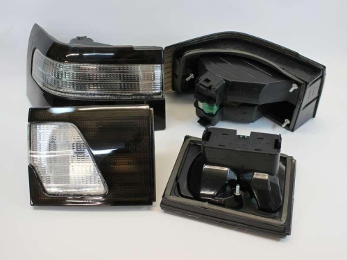 Задние фонари ВАЗ 2110 клюшки тонированные с белой полосой СЕВиЕМ