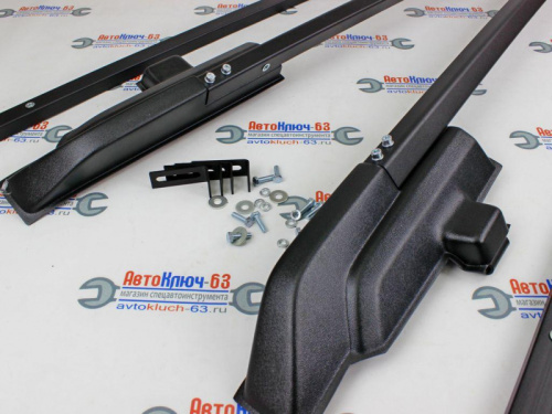 Рейлинги с поперечинами Лада Нива усиленные черный муар профиль 1,35 в интернет-магазине avtofirma63.ru 