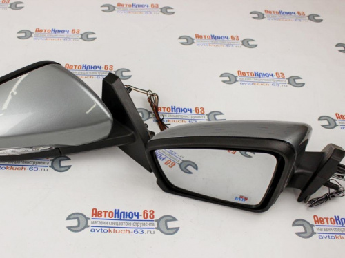 Боковые зеркала нна Ниву 4x4, Урбан в стиле Гранта с повторителем Лексус, механические в интернет-магазине avtofirma63.ru 