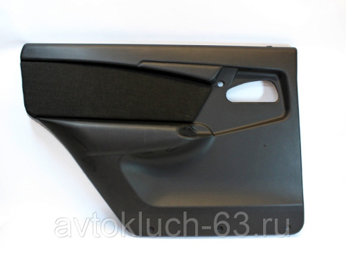 Заводские обшивки дверей Люкс 3 кожзам с тканевой вставкой для а/м 2109, 21099, 2114, 2115