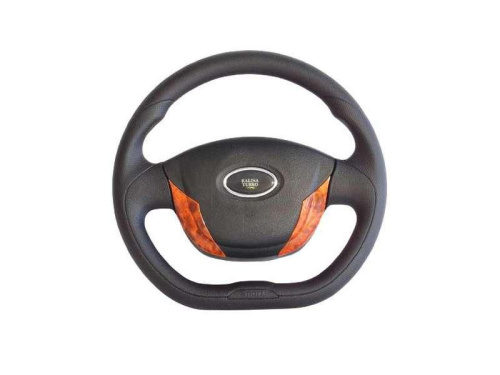 Руль Калина TURBO под дерево для Лада Калина