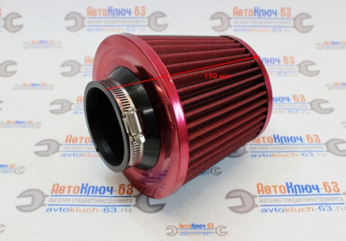 Воздушный фильтр нулевого сопротивления, инжекторный ВАЗ, красный