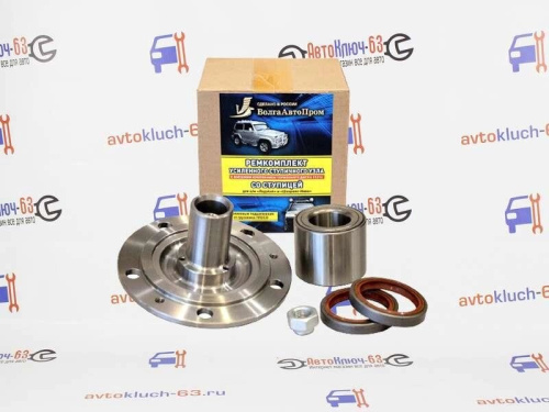 Ремкомплект усиленного ступичного узла с ВНЕШНИМ КРЕПЛЕНИЕМ ТОРМОЗНОГО ДИСКА со ступицей 22 шлица на Ниву на Лада 4x4 Нива