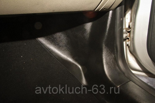 Накладки на ковролин передние - раздельные Renault Logan 2, Sandero 2, XRAY, АртФорм