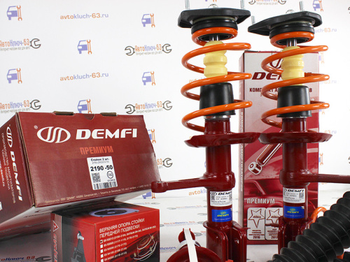Подвеска в сборе Приора -50 мм Demfi Premium газомасляная в интернет-магазине avtofirma63.ru 