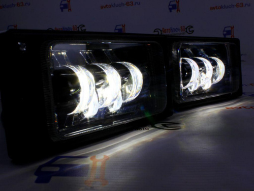Противотуманные фары на ВАЗ 2110-2112 5 линз Автосвет 60 W