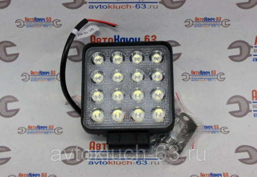 Дополнительная квадратная LED фара 50 мм (48S) дальний свет