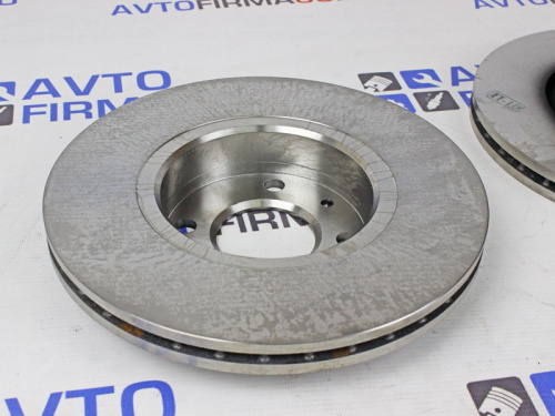 Передние тормозные диски R15 вентилируемые для а/м 2180-2181, R-90, Рено Логан гладкие, Автореал в интернет-магазине avtofirma63.ru 