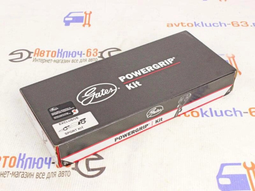 Комплект ремня ГРМ с роликом (усиленный) Лада Калина 8 кл. GATES Kit PowerGrip K015521XS в интернет-магазине avtofirma63.ru 