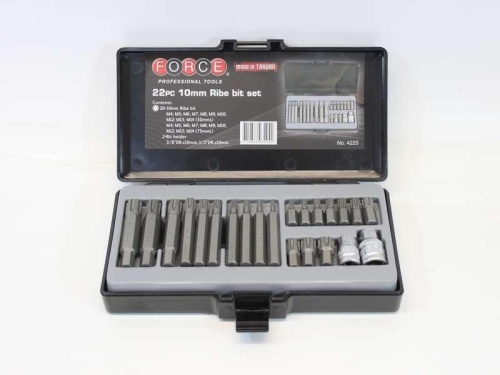 Набор бит Ribe (6-луч. звезда) 22 шт. Force в интернет-магазине avtofirma63.ru 