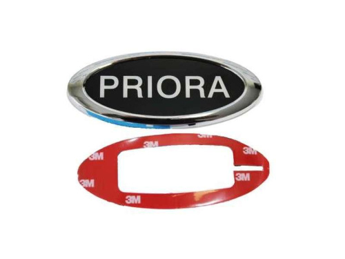 Светодиодный шильдик Лада Приора с надписью «PRIORA», красный в интернет-магазине avtofirma63.ru 