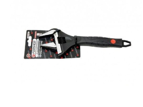 Ключ разводной с прорезиненной рукояткой 250 мм (захват 0-50мм) кованная сталь ROCK FORCE ROCK FORCE в интернет-магазине avtofirma63.ru 