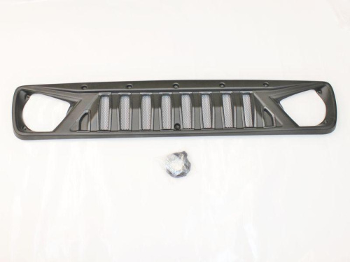 Злая решетка радиатора черная матовая с окошками шагрень для а/м 2121, 2121 Урбан без значка в интернет-магазине avtofirma63.ru 