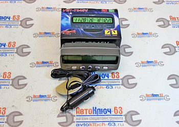 Электронные часы - термометр для автомобиля ВАЗ