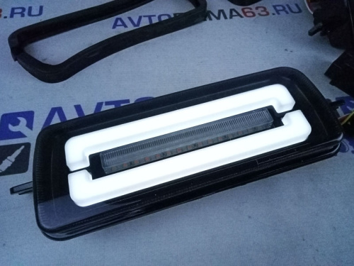 Светодиодные LED подфарники PL2022 с неоновым ДХО, бегающим поворотником, для 2121, URBAN, BRONTO