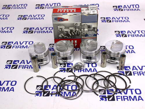 Комплект поршней с пальцами и кольцами 82,0 для двигателя 21083, ТДМК в интернет-магазине avtofirma63.ru 