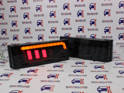 Задние фонари диодные для а/м 2109-2114 тонированные с бегающим поворотником