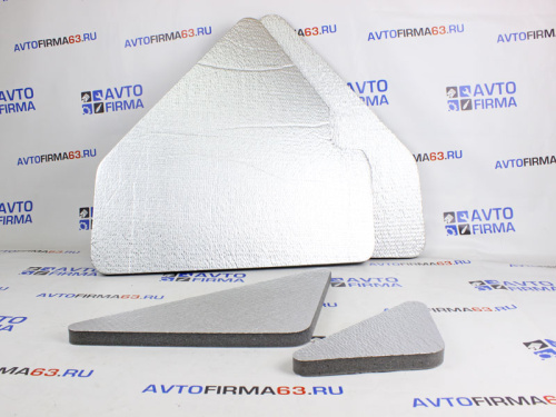 Заводская шумоизоляция капота с термоотражающей пленкой на Лада Нива