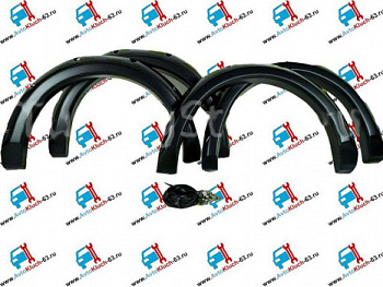 Накладки колесных арок Урбан окрашенные на Лада Нива 4х4 в интернет-магазине avtofirma63.ru 