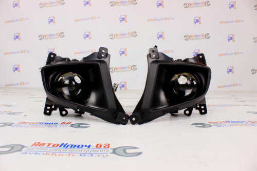 Тюнинг ПТФ с Би линзами для Приора SE