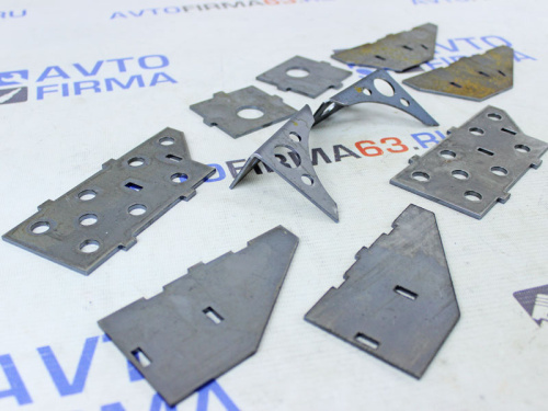 Кронштейны переднего амортизатора, L - 3мм для а/м 2121 на Лада 4x4 Нива