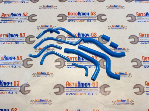 Комплект патрубков двигателя силиконовые синие CS20 PROFI на 2108-21099, 2113-2115 в интернет-магазине avtofirma63.ru 