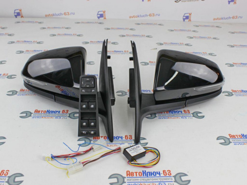 Заводские складывающиеся зеркала на 2180 нового образца с комплектом подключения в интернет-магазине avtofirma63.ru 