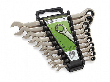 Набор ключей комбинированных трещоточных 10 шт. 515100 Дело Техники в интернет-магазине avtofirma63.ru 