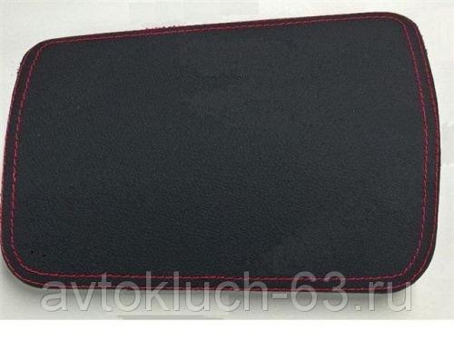 Заглушка вместо подушки безопасности на панель приборов экокожа Лада Калина 2, Датцун