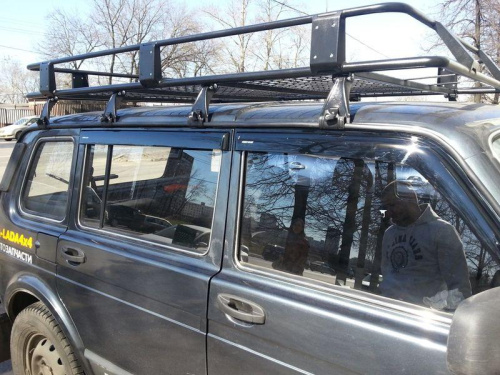 Дефлекторы (ветровики) для окон Лада Нива 5D Sib из 4-х частей под новое зеркало в интернет-магазине avtofirma63.ru 