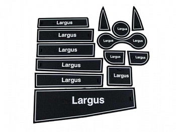 Силиконовые коврики на панель приборов Ларгус