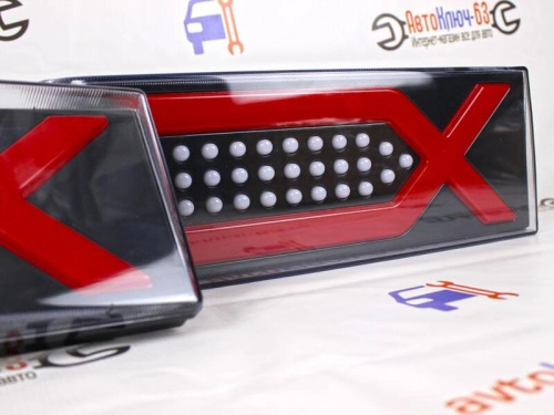 Задние фонари для а/м 2109-2114 Иксы диодные с поворотником