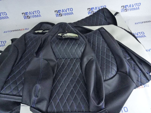 Авточехлы RECARO из экокожи на ВАЗ 2108-99, 2113-15