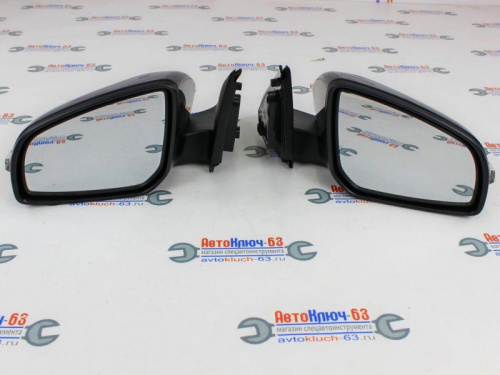 Боковые зеркала на Лада Приора и Ваз 2110-2112 в стиле Весты электропривод с функцией складывания в интернет-магазине avtofirma63.ru 