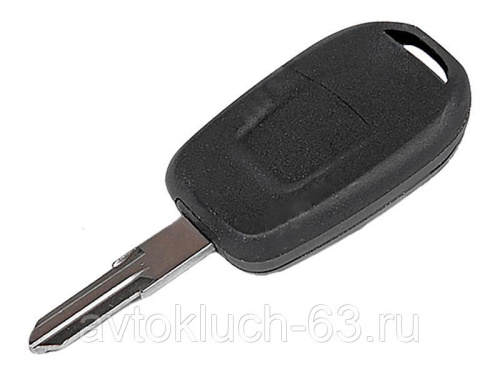 Ключ замка зажигания Renault HITAG 3 PCF 7939 с чипом, без кнопок, хром в интернет-магазине avtofirma63.ru 