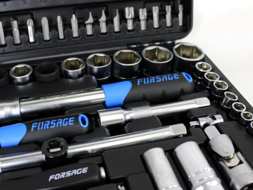 Набор инструментов с телескопическими трещотками 108 предметов 1/2, 1/4 6 гр 4-32 мм Forsage в интернет-магазине avtofirma63.ru 