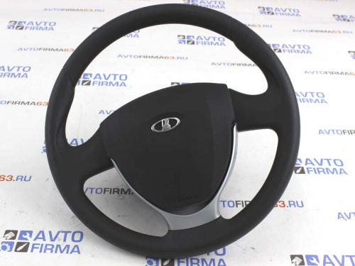 Заводской руль нового образца с муляжом подушки для Лада Приора, Приора 2