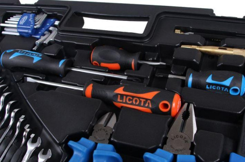 Набор торцевых головок 1/4” и 1/2” и ключей 143 предмета Licota в интернет-магазине avtofirma63.ru 