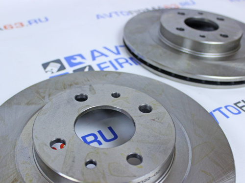 Передние тормозные диски R13 вентилируемые для а/м 2110-2112 гладкие, АТС в интернет-магазине avtofirma63.ru 