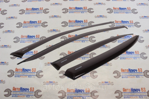 Дефлекторы (ветровики) для окон накладные неломающиеся Samurai Кia ceed хэтчбек Voron Glass в интернет-магазине avtofirma63.ru 