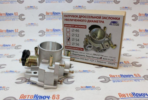Дроссельная заслонка 54 мм для 2108-2115, 2110-2112, Лада Приора, Лада Калина