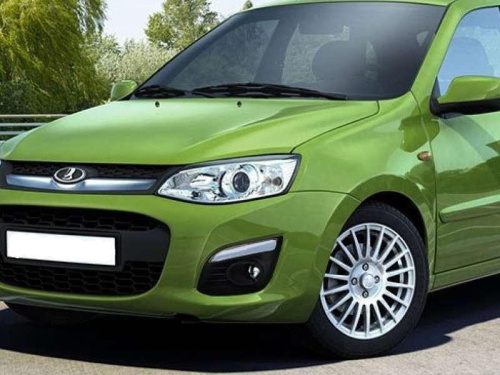 Рамки ПТФ Лада Калина 2 с хром вставкой