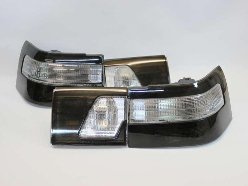 Задние фонари ВАЗ 2110 клюшки тонированные с белой полосой СЕВиЕМ